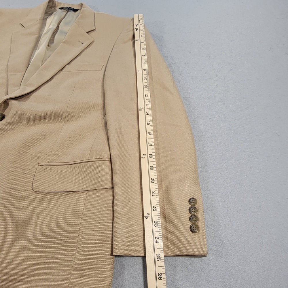 Jos A Bank Sport Coat Signature Collection Silk Camel Hair Blazer Tan Men's‎ 43R - Picture 7 of 10